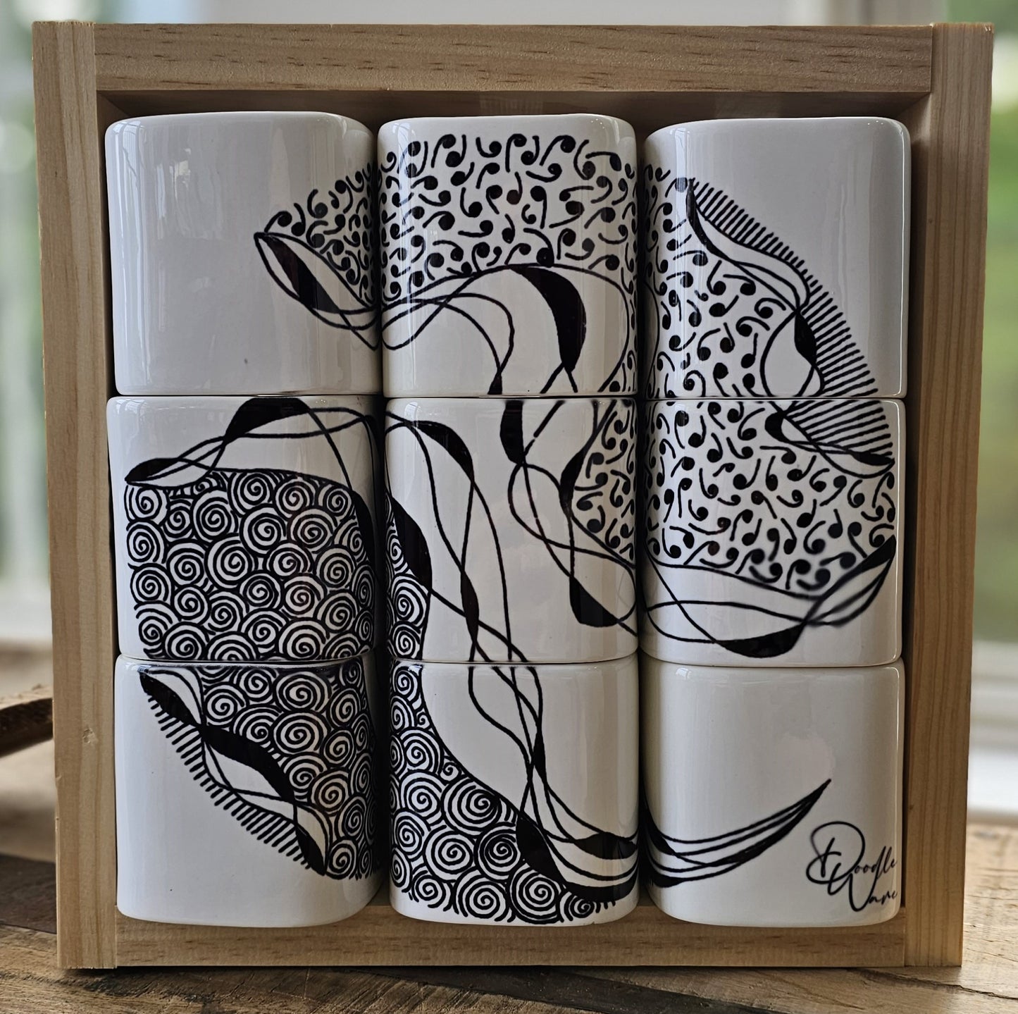 Doodle Design Mug Puzzle - Stormy Night