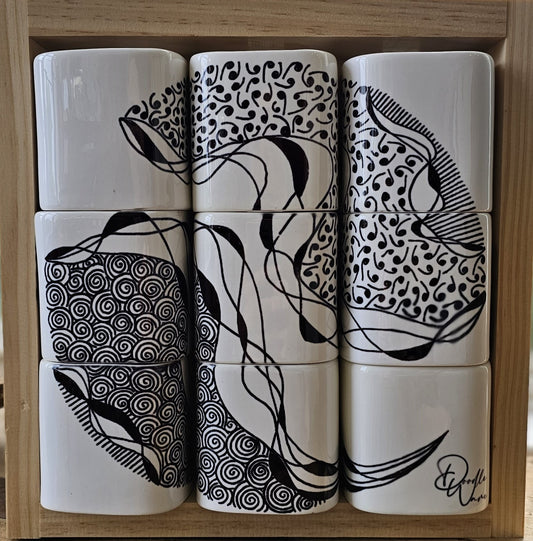 Doodle Design Mug Puzzle - Stormy Night