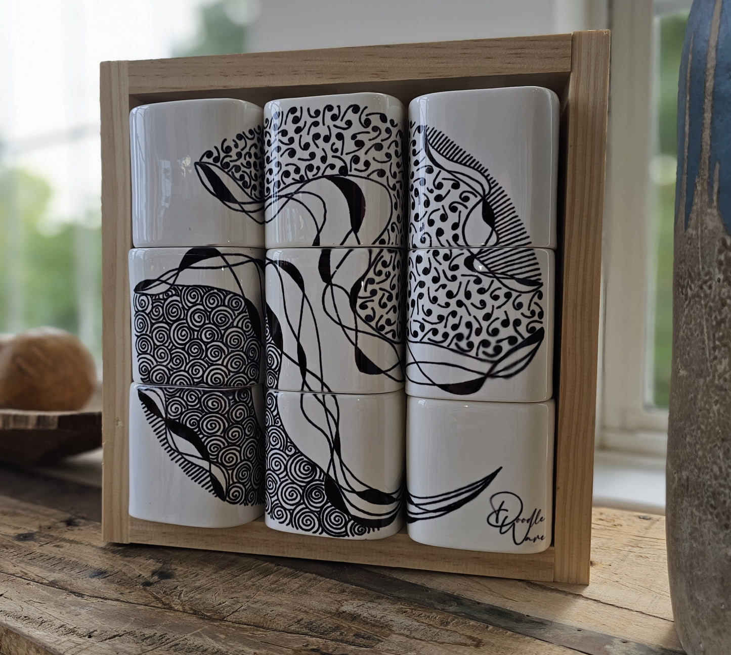 Doodle Design Mug Puzzle - Stormy Night