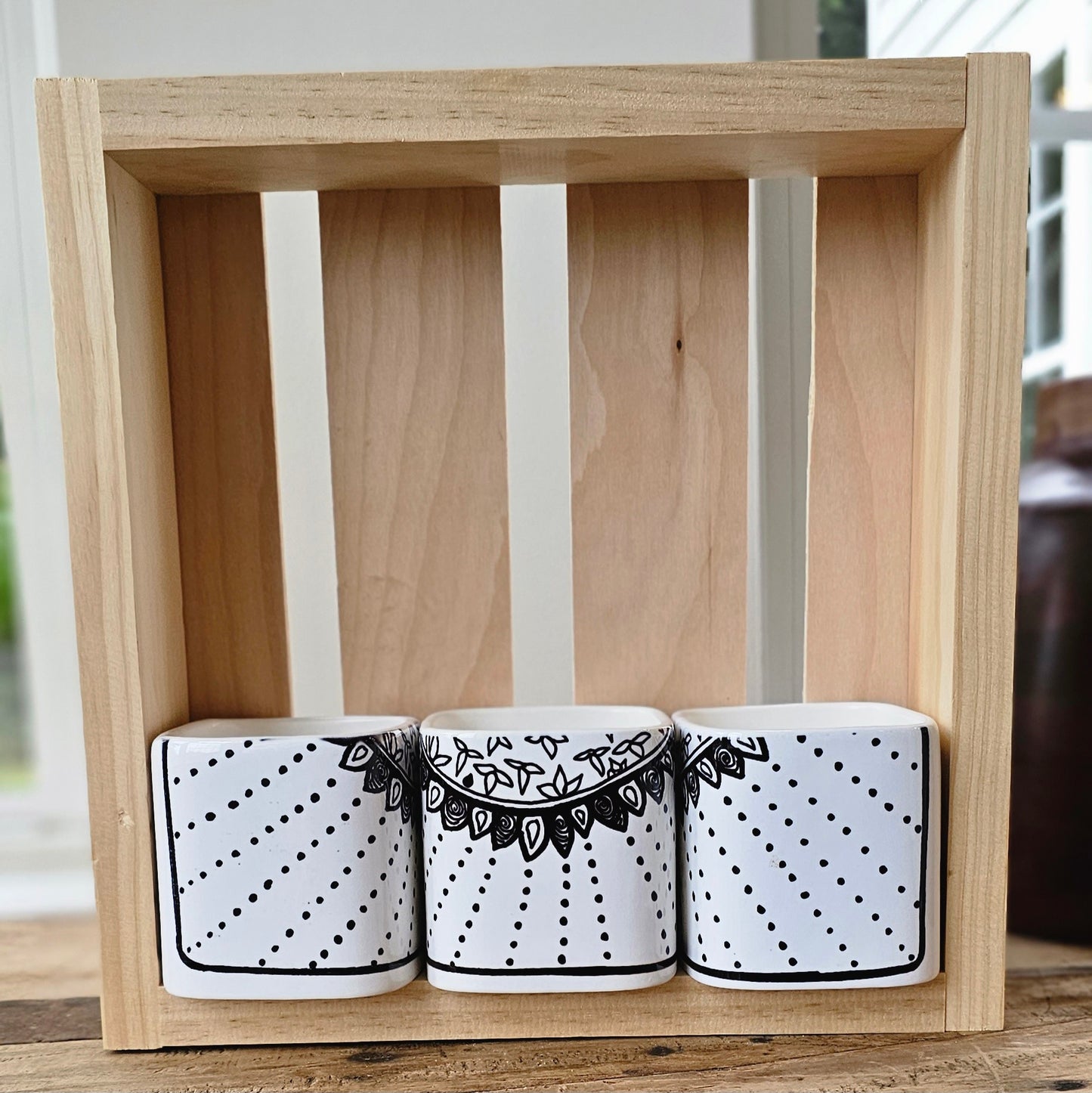 Doodle Design Mug Puzzle - Sunflower