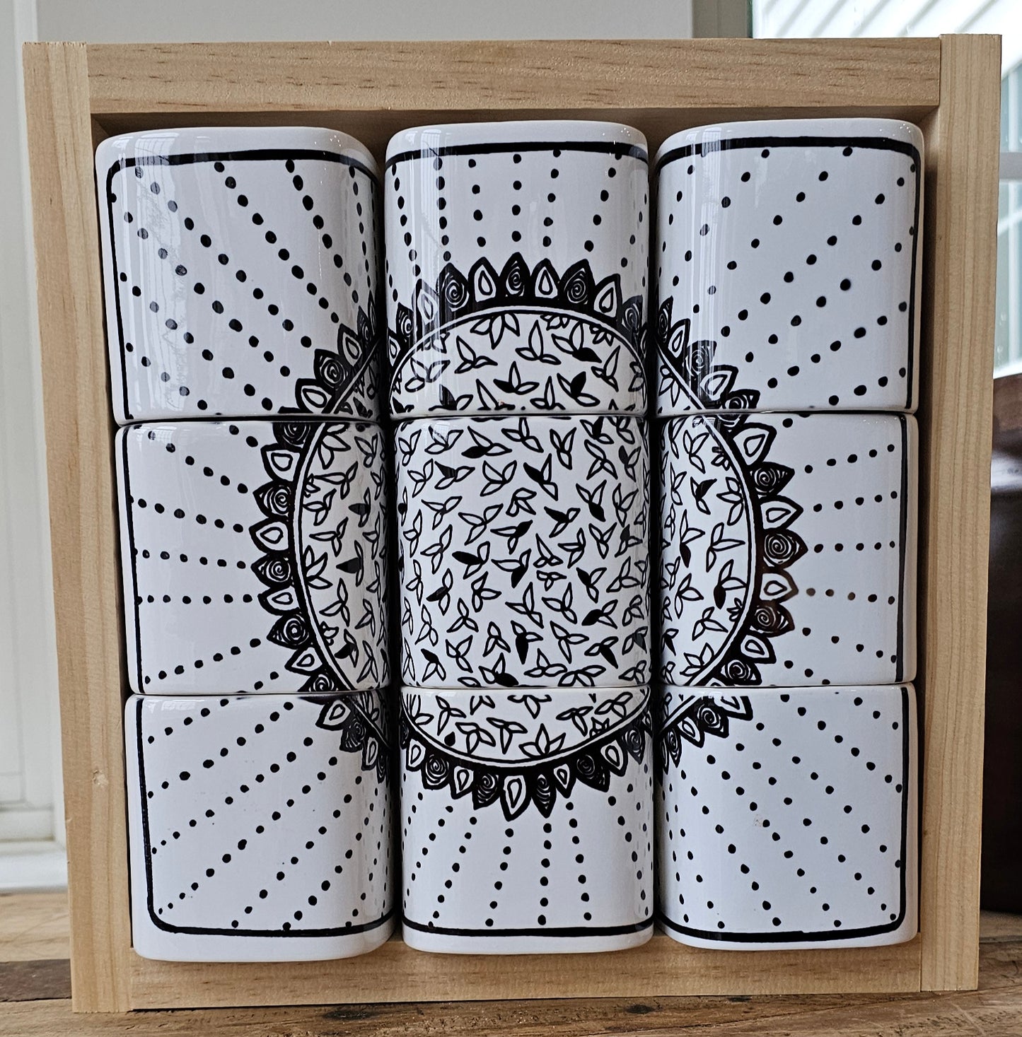 Doodle Design Mug Puzzle - Sunflower