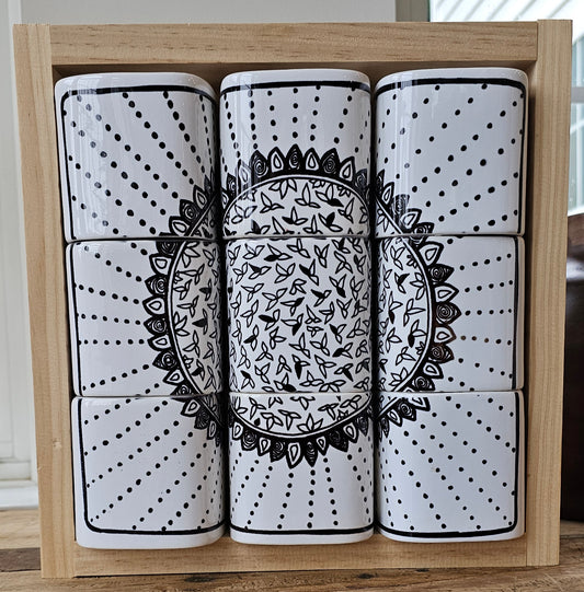 Doodle Design Mug Puzzle - Sunflower