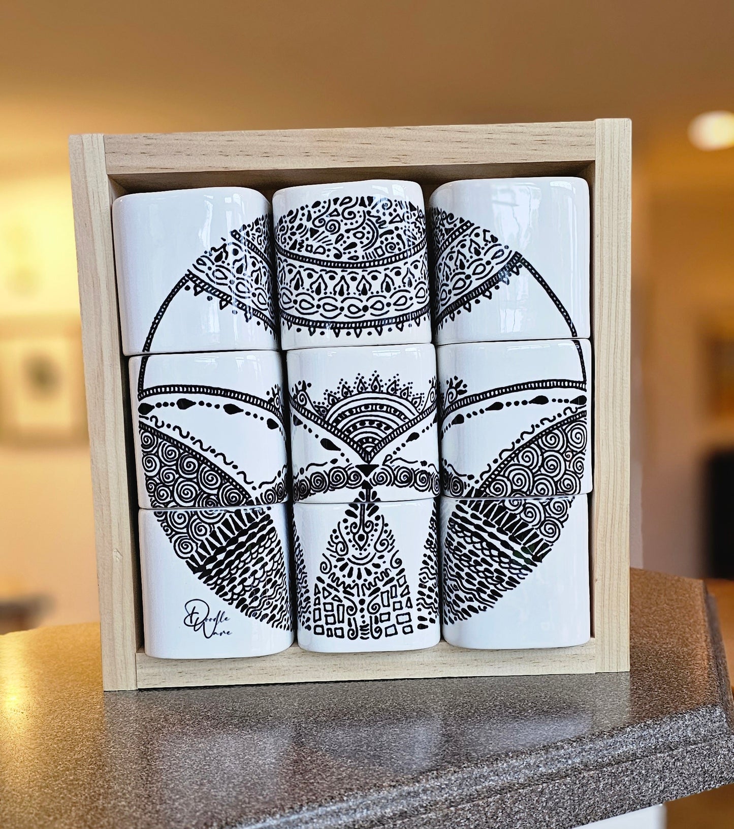 Doodle Design Mug Puzzle - Hills Are Alive