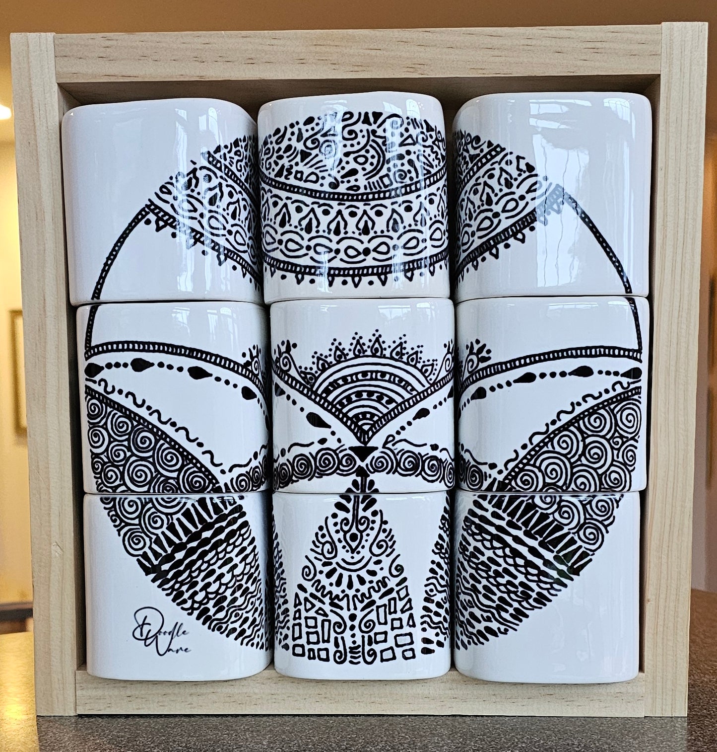 Doodle Design Mug Puzzle - Hills Are Alive