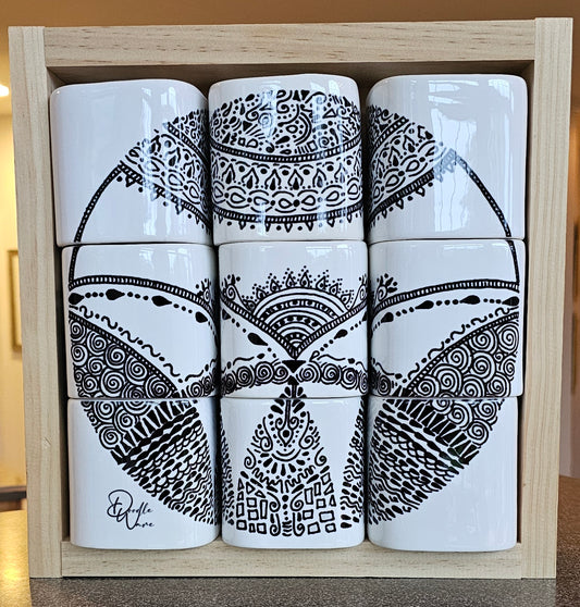 Doodle Design Mug Puzzle - Hills Are Alive