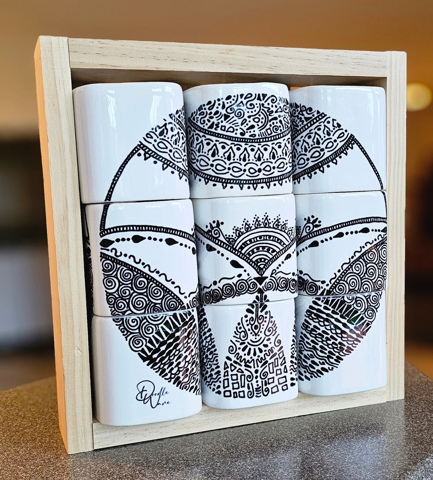 Doodle Design Mug Puzzle - Hills Are Alive