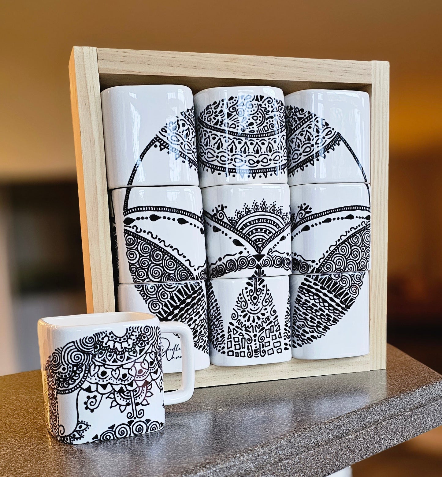 Doodle Design Mug Puzzle - Hills Are Alive