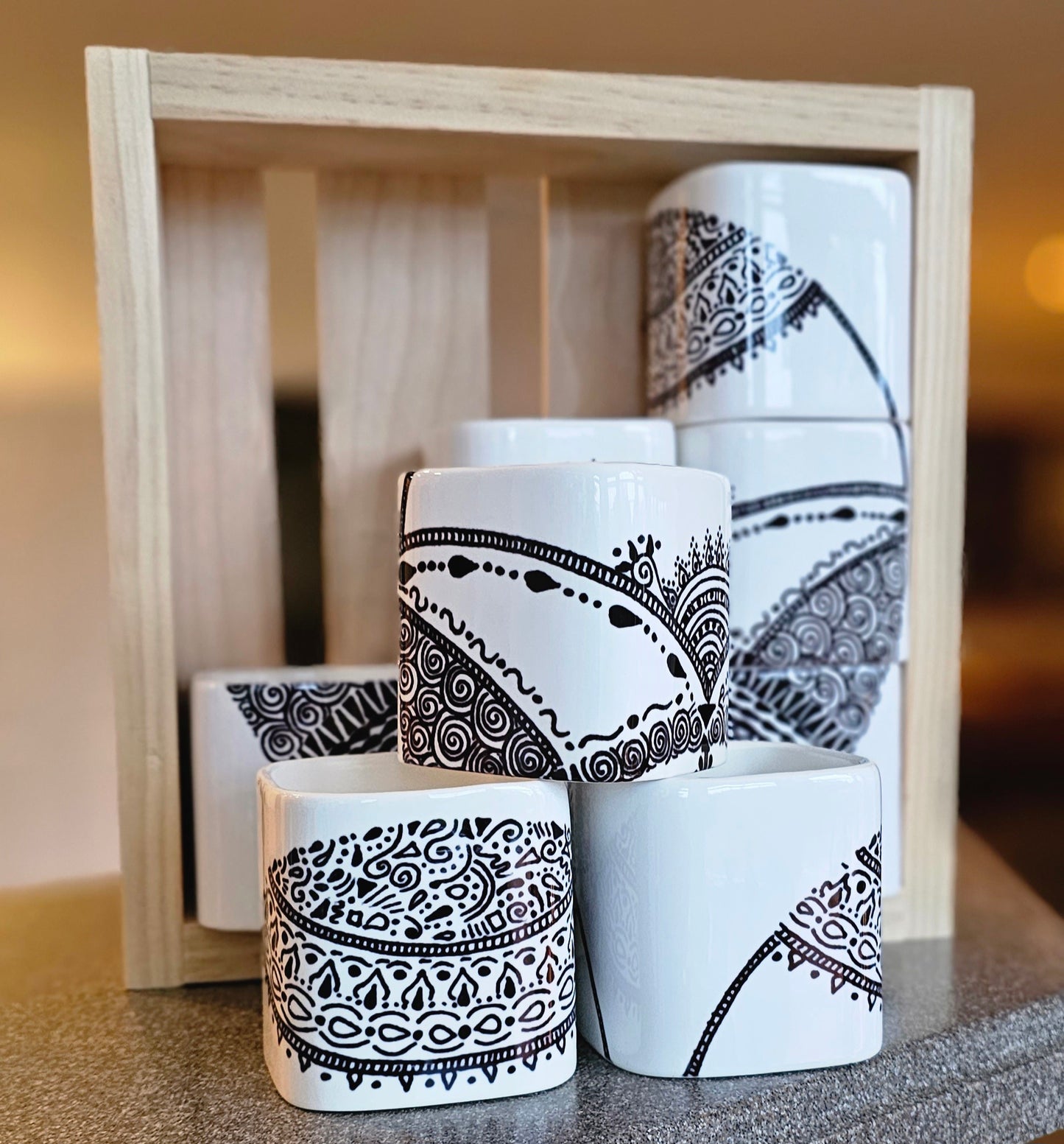 Doodle Design Mug Puzzle - Hills Are Alive