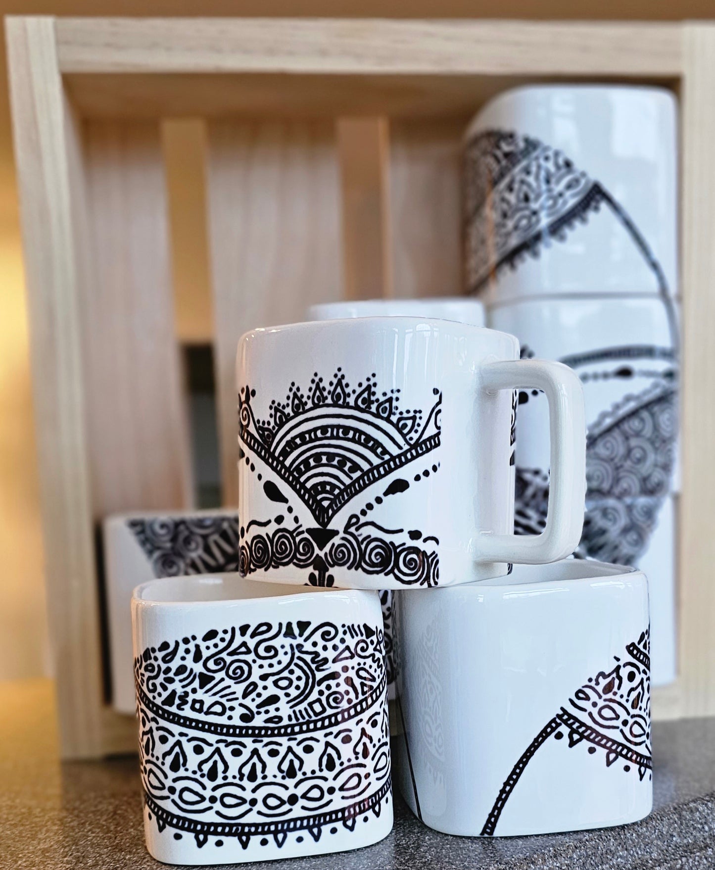 Doodle Design Mug Puzzle - Hills Are Alive