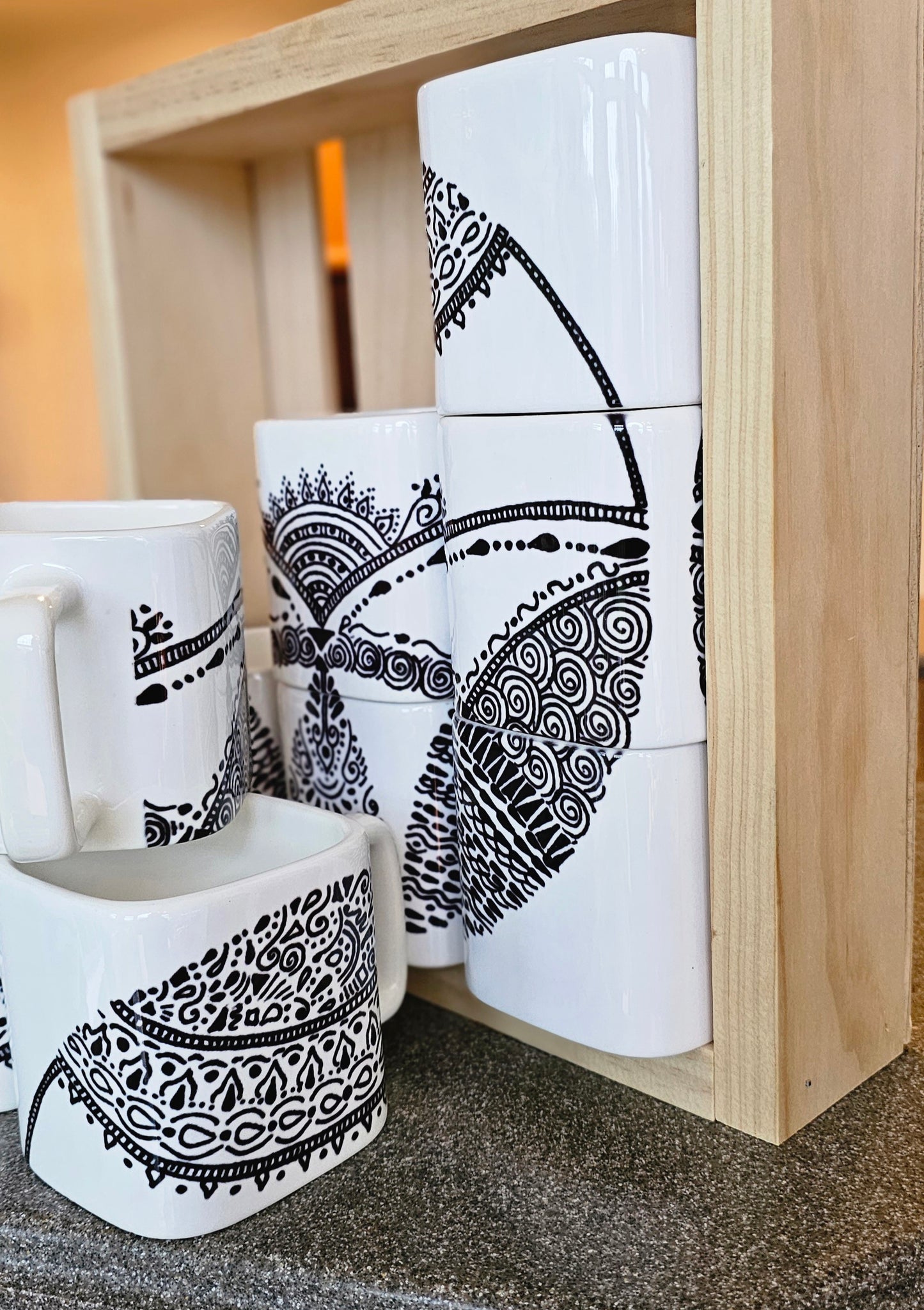 Doodle Design Mug Puzzle - Hills Are Alive