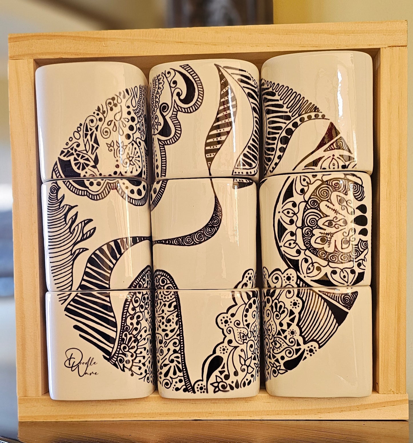 Doodle Design Mug Puzzle - Circle of Life