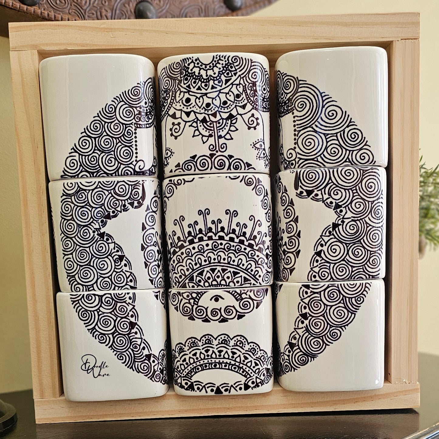 Doodle Design Mug Puzzle - Hamsa 22