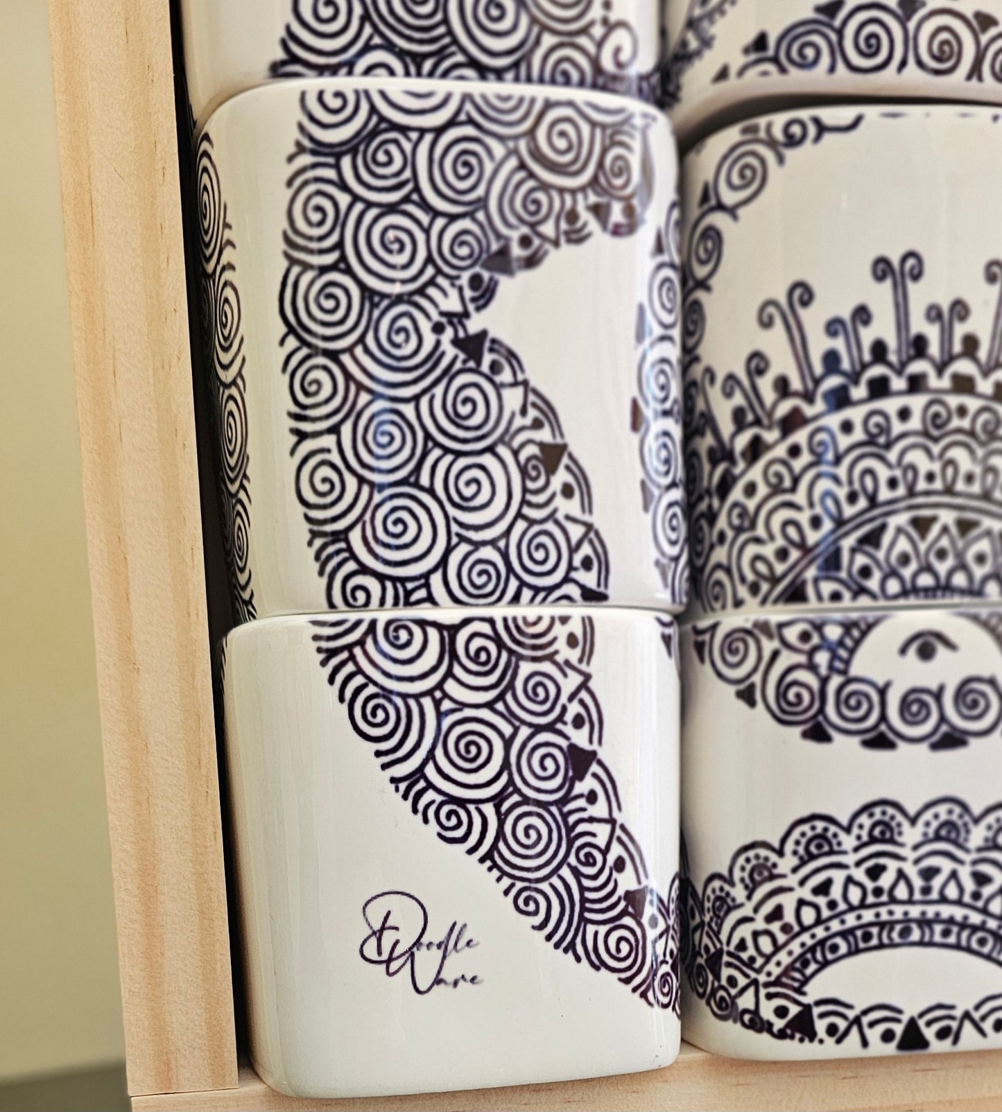 Doodle Design Mug Puzzle - Hamsa 22