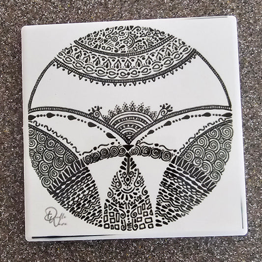 Doodle Design Coaster - Hills Alive