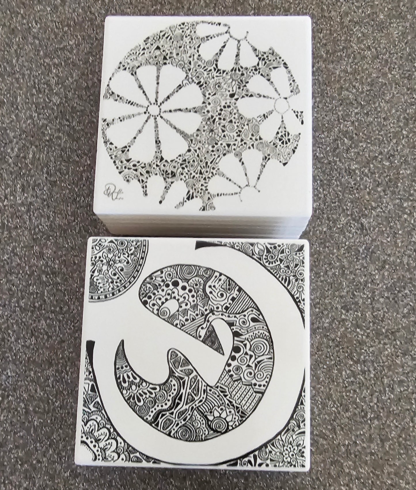 Doodle Design Coaster - Set of 6 #2