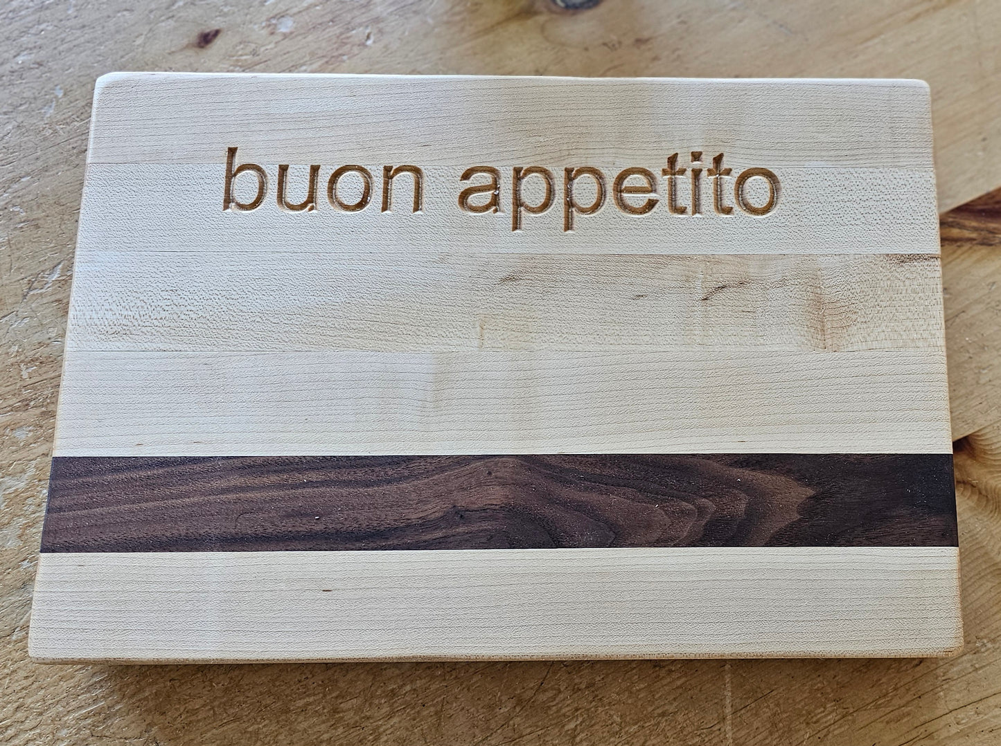 Doodleware Cutting Boards - Bon Appetit in Italian (Italiano)