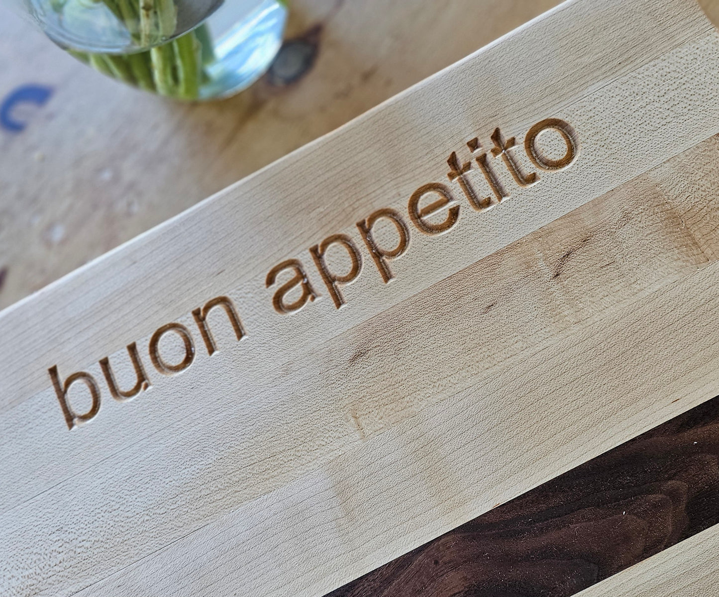 Doodleware Cutting Boards - Bon Appetit in Italian (Italiano)