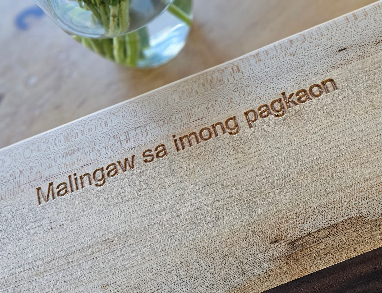 Doodleware Cutting Boards - Bon Appetit in Filipino (Pilipino)