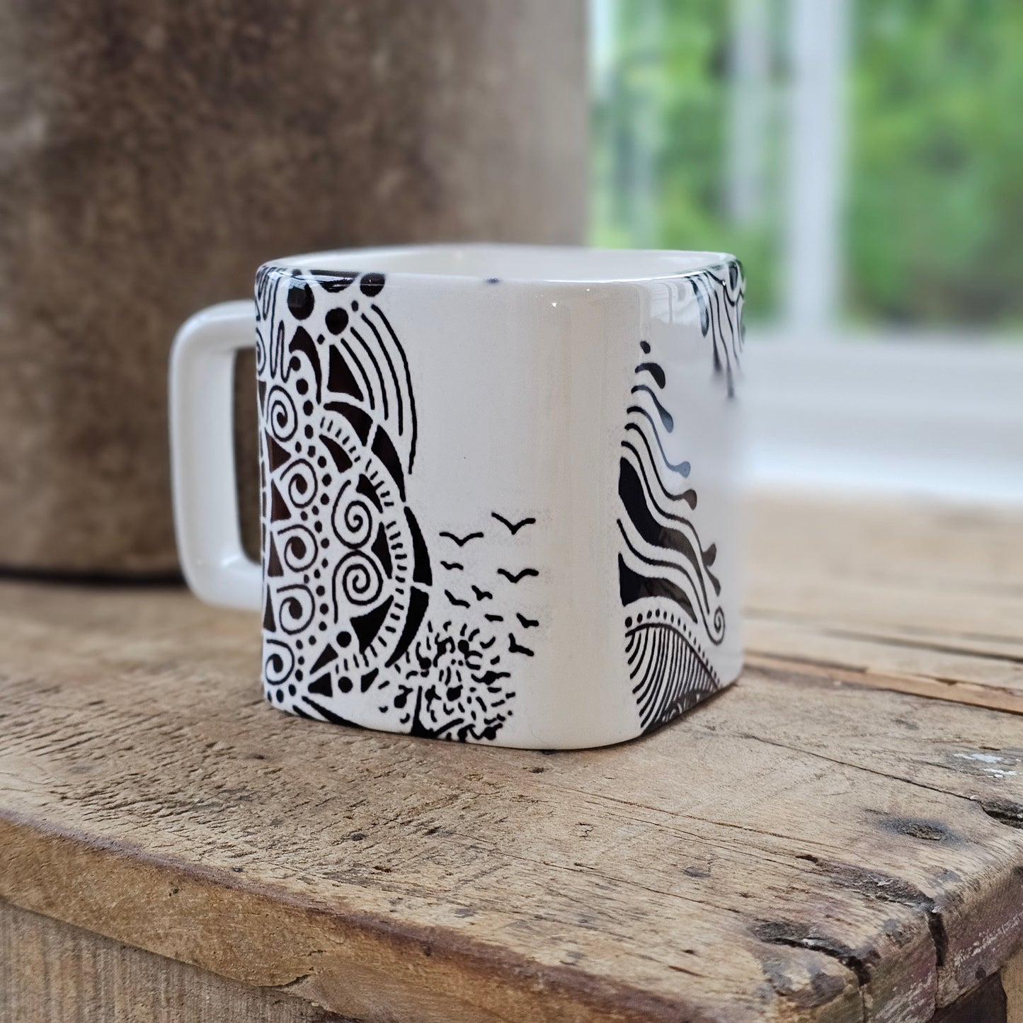 The Original Doodleware Square Mug