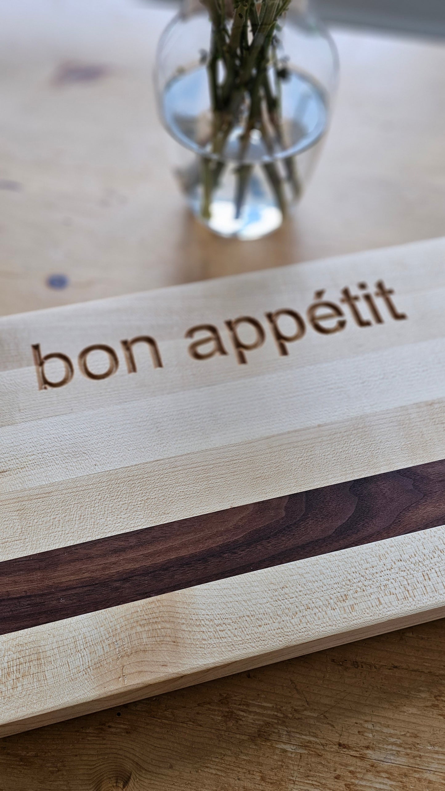 Doodleware Cutting Boards - Bon Appetit in French (Français)