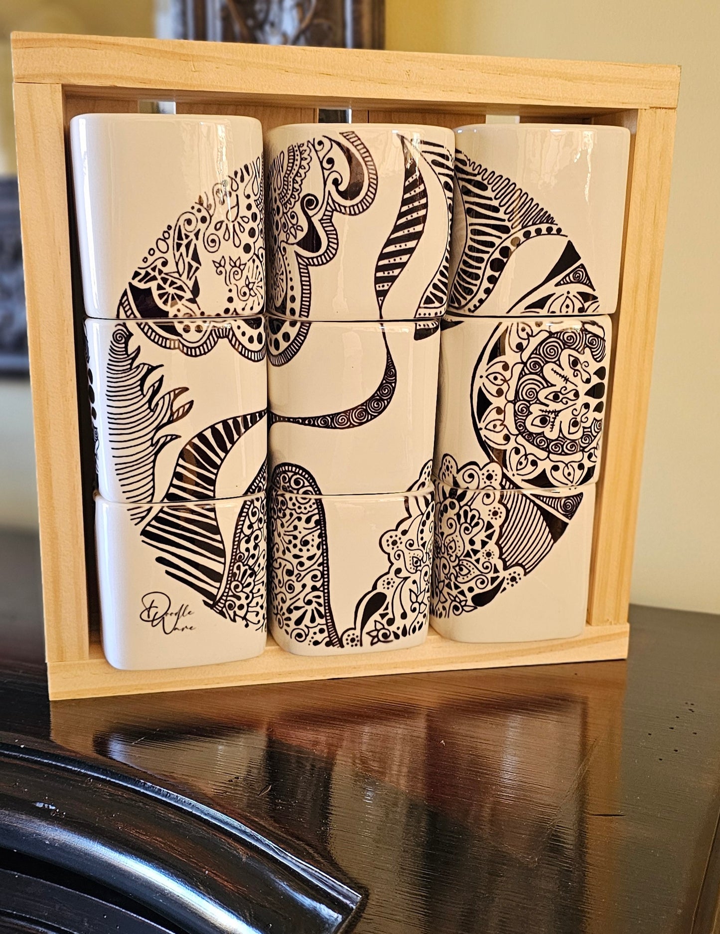 Doodle Design Mug Puzzle - Circle of Life