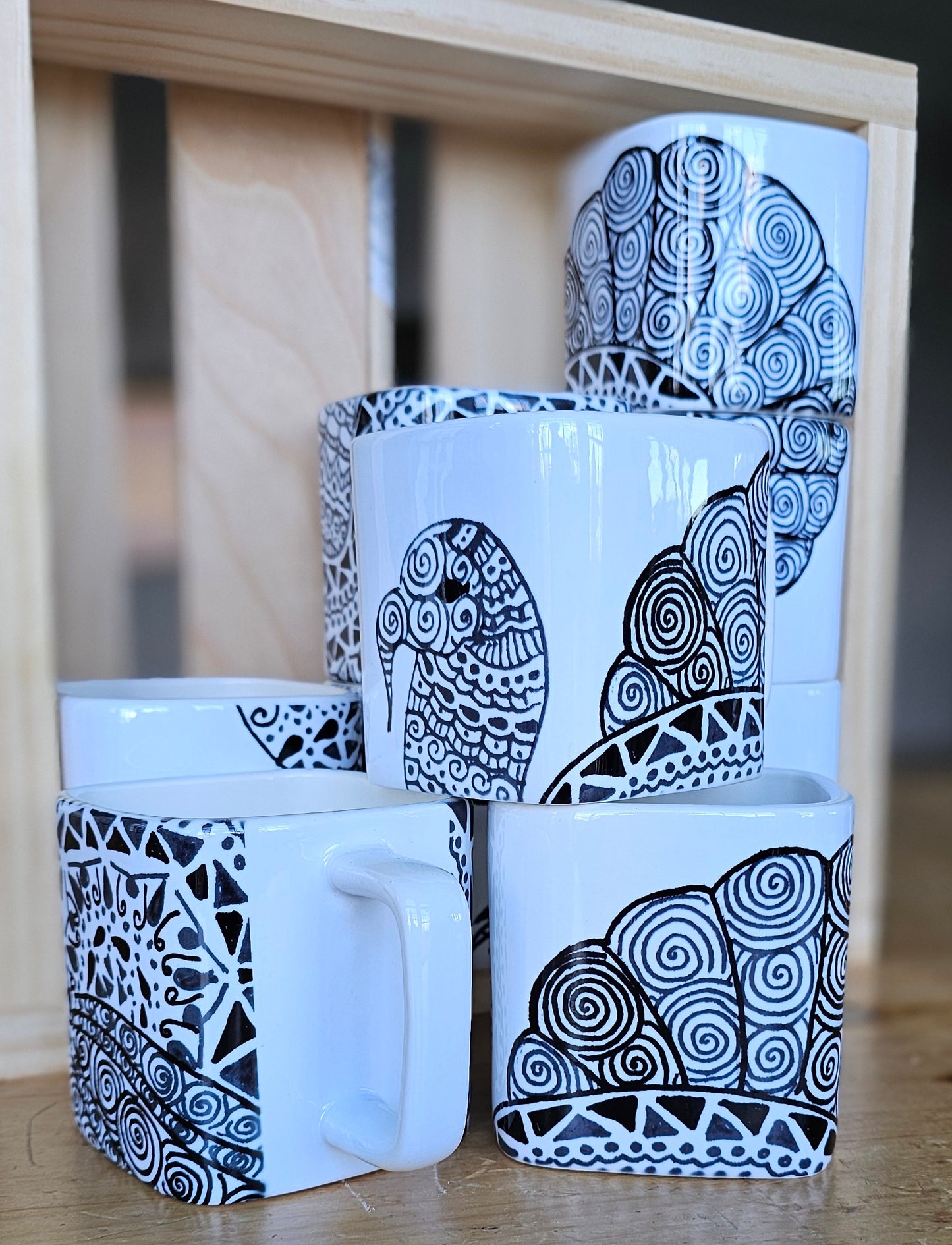 Doodle Design Mug Puzzle - Turkey Day