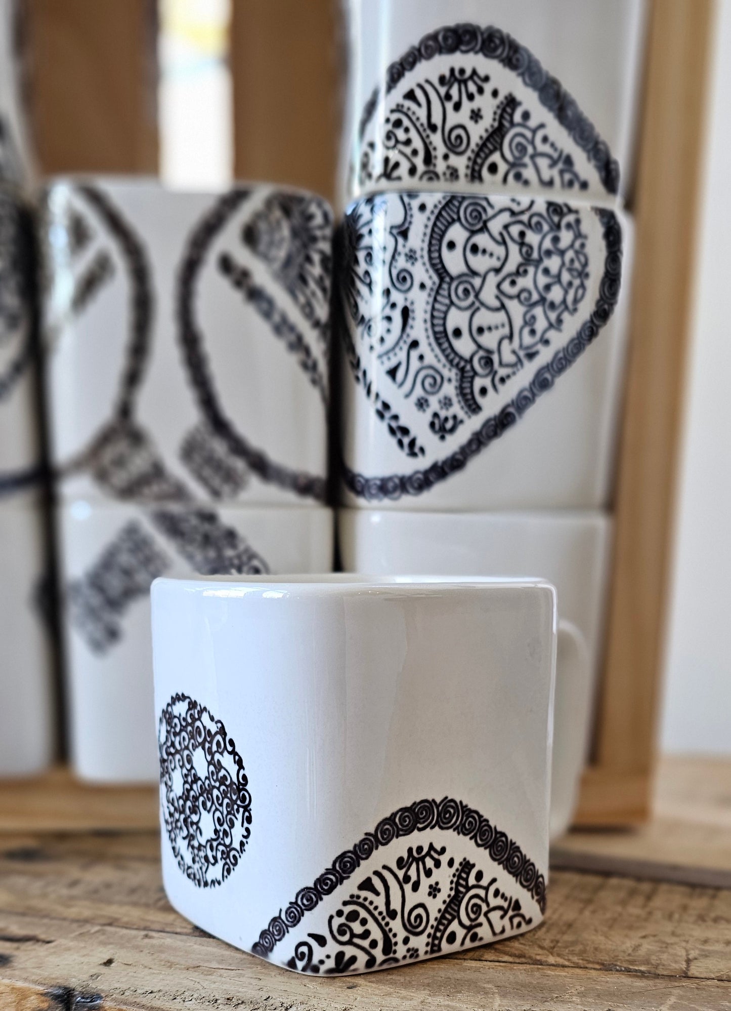 Doodle Design Mug Puzzle - Pickle Ball