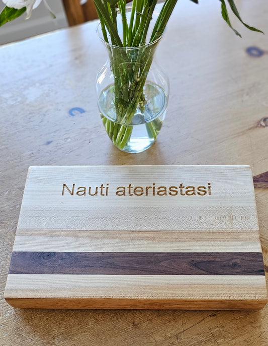 Doodleware Cutting Boards - Bon Appetit in Finnish (suomi)