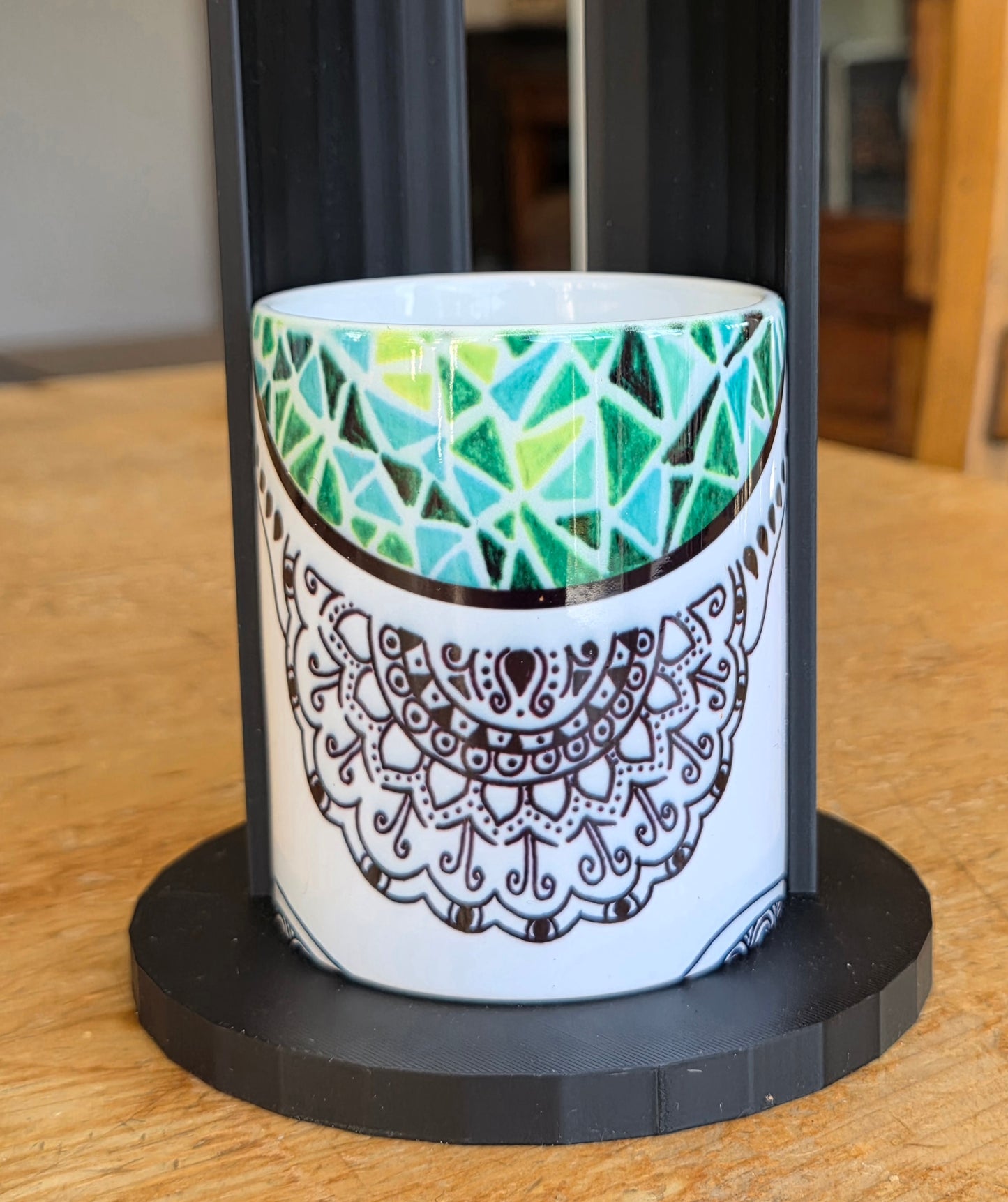 Doodleware - 3 Mug Art (Stained Green)