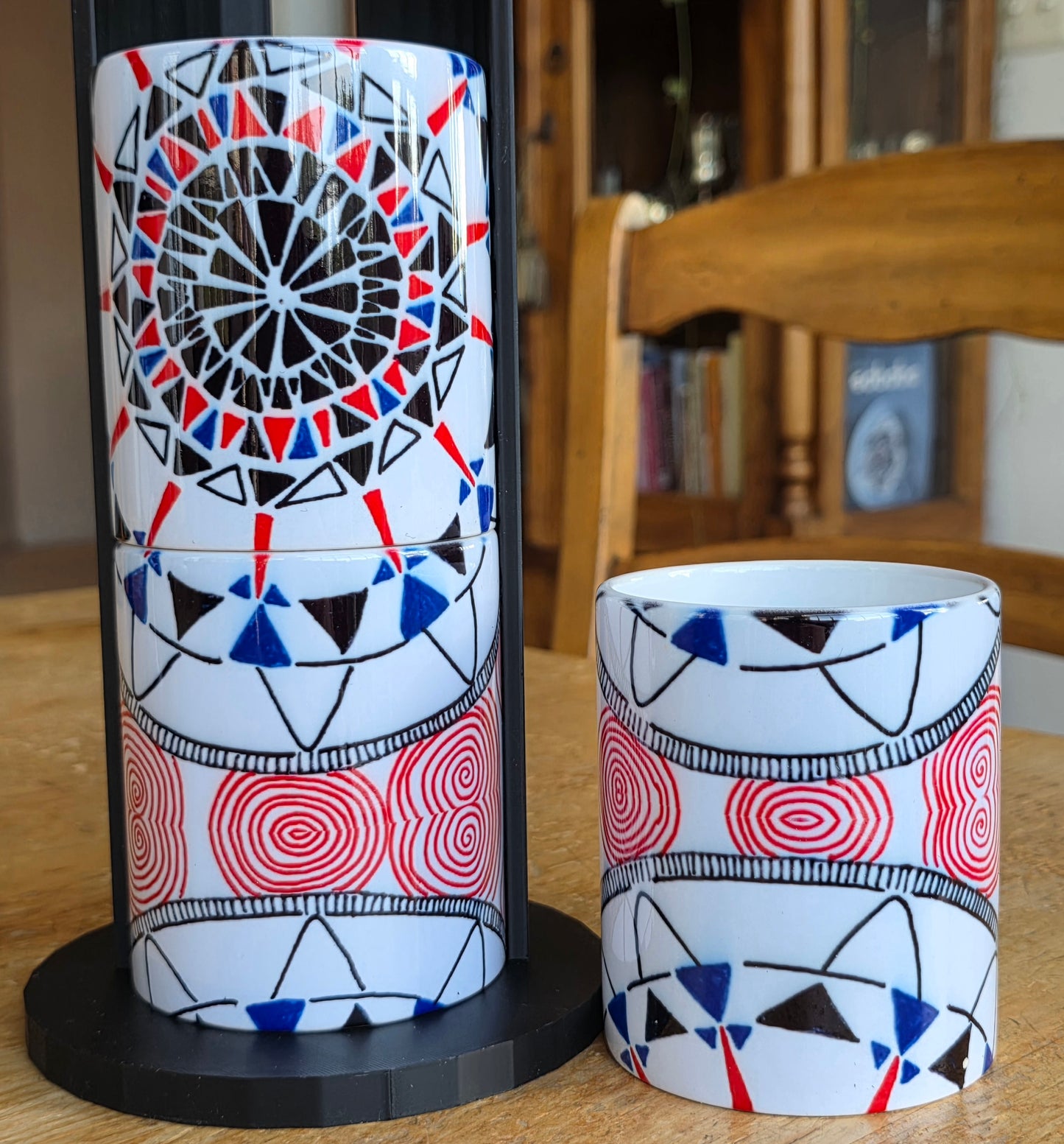 Doodleware - 3 Mug Art (Red, White & Blue)