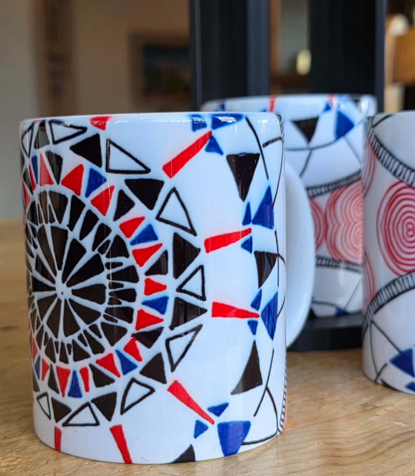Doodleware - 3 Mug Art (Red, White & Blue)