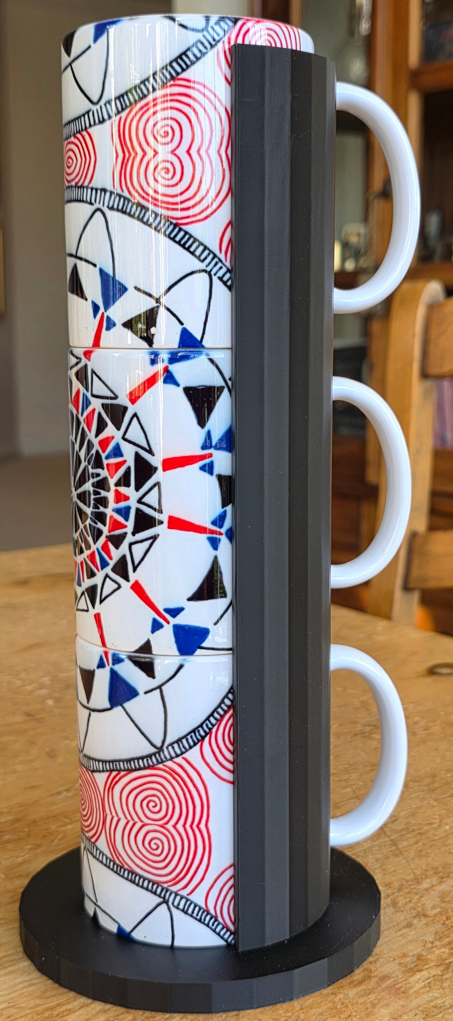 Doodleware - 3 Mug Art (Red, White & Blue)