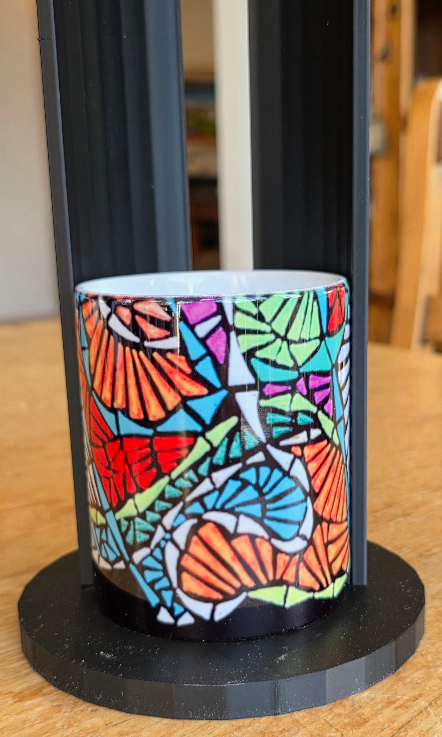 Doodleware - 3 Mug Art (Stained Window)