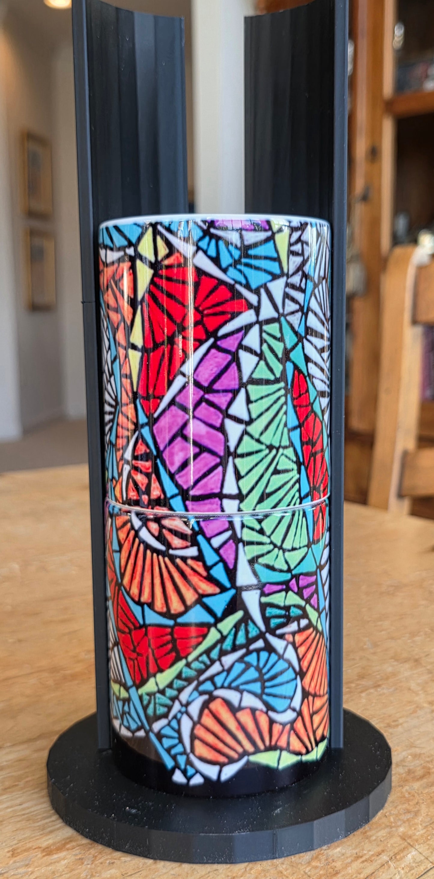 Doodleware - 3 Mug Art (Stained Window)