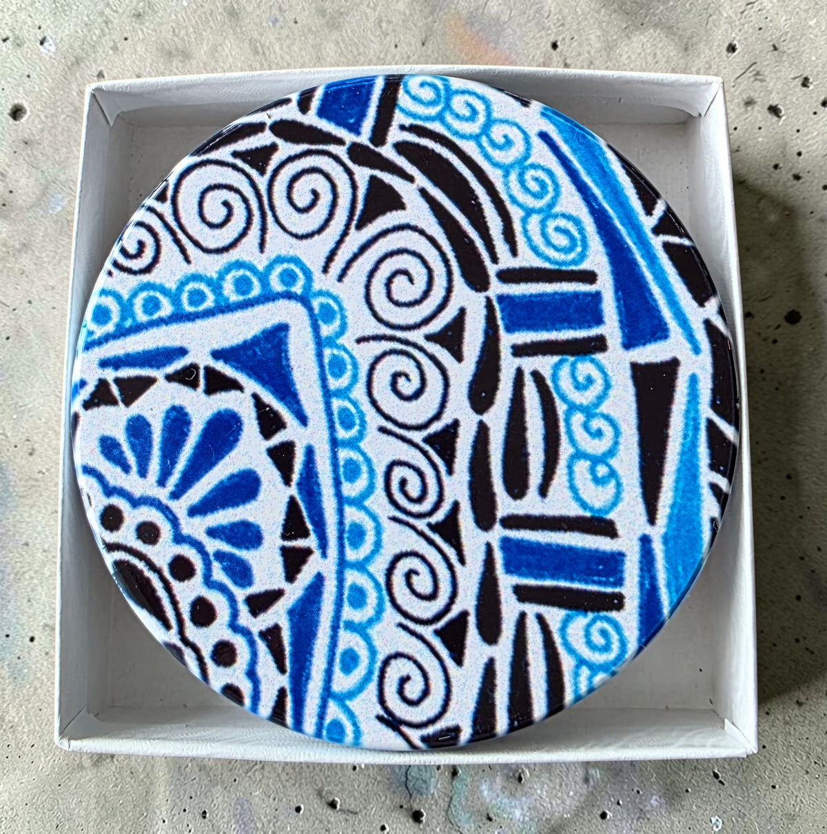 3 Coaster Set - The Blues