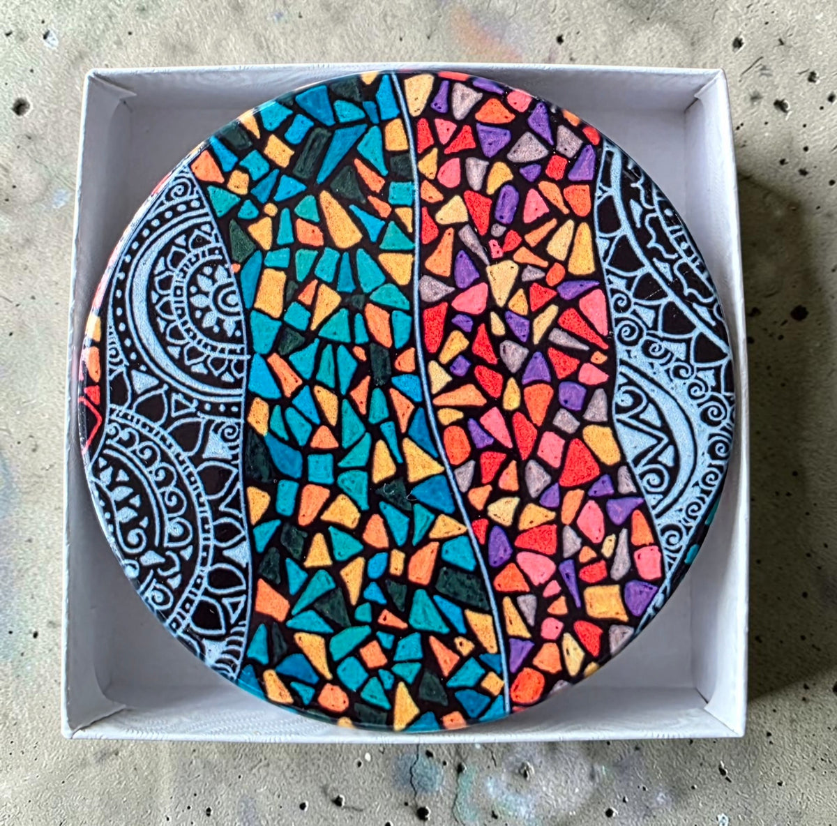 3 Coaster Set - Mosaic