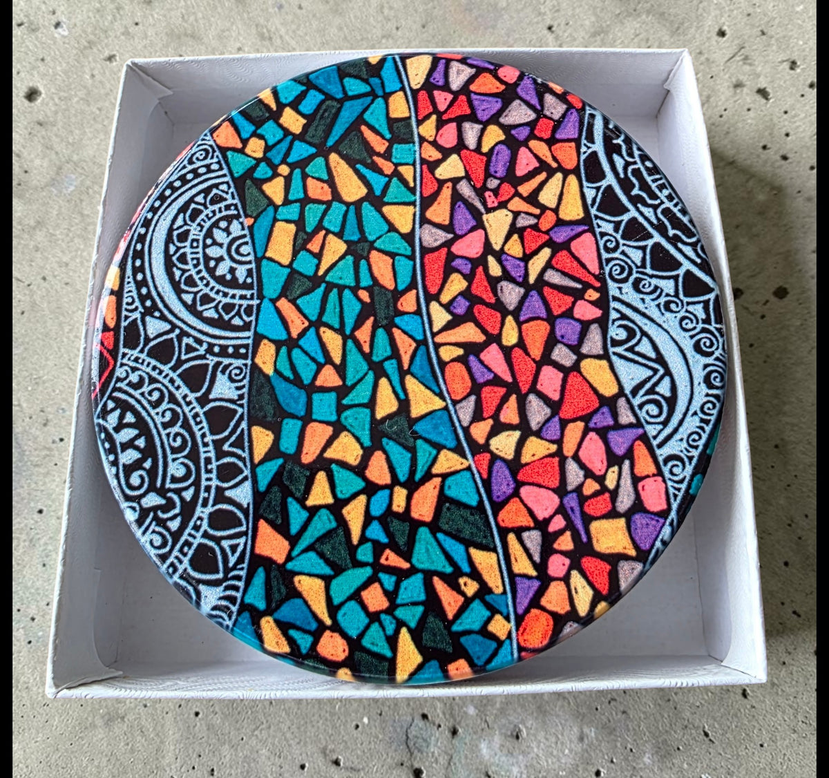 3 Coaster Set - Mosaic
